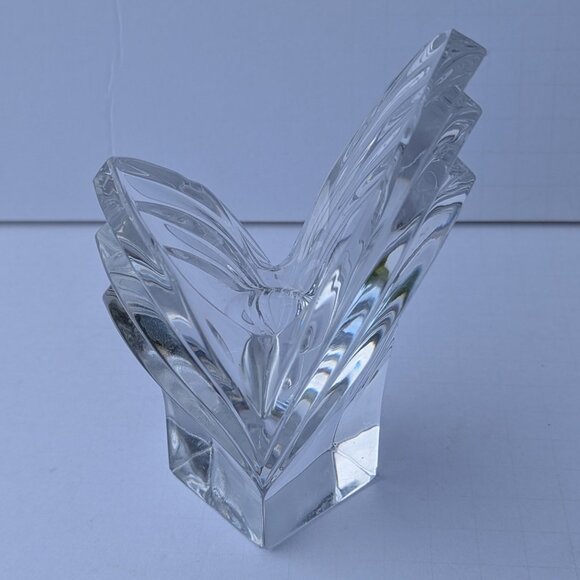 Vintage Art Deco Mikasa German Crystal Tulip 5.25" Candle Holder - Picture 10 of 14